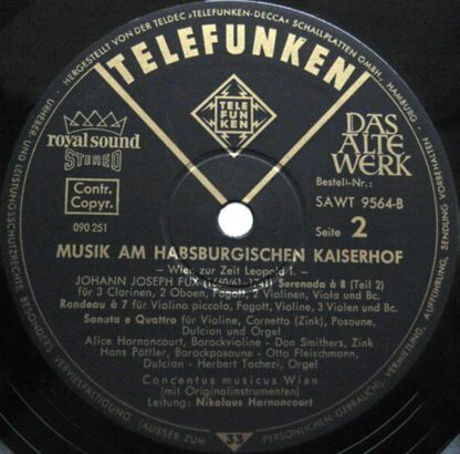Telefunken SAWT 9563/64-B - Concentus Musicus Wien, Nikolaus Har - Image 10