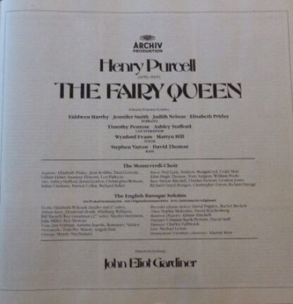 Archiv Produktion 2742 001 - Henry Purcell, John Eliot Gardiner - Image 5