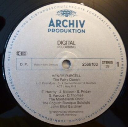 Archiv Produktion 2742 001 - Henry Purcell, John Eliot Gardiner - Image 7