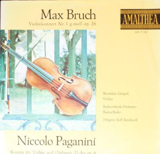 Amalthea (3) AM 11 720 - Max Bruch,Niccolò Paganini,Bronislaw Gi