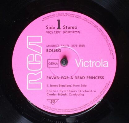RCA Victrola VICS 1397 - Maurice Ravel, Claude Debussy, Boston S - Image 3