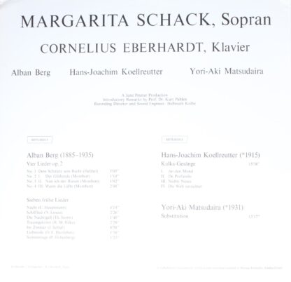 Pick Pick 70-113 - Margarita Schack, Cornelius Eberhardt (2), Al - Image 2