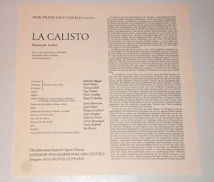 DECCA SAWD 9987/88-B - Francesco Cavalli, Janet Baker, Glyndebou - Image 3