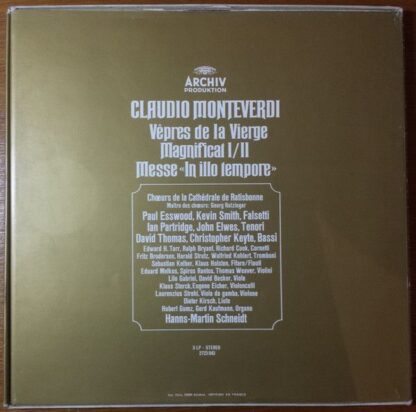 Archiv Produktion 2723 043 - Claudio Monteverdi - Vêpres de la V - Image 2