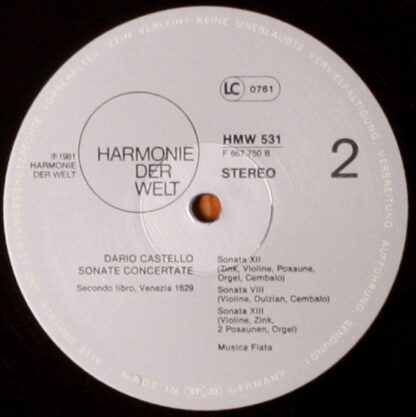 Harmonie Der Welt HMW 531 - Dario Castello, Musica Fiata - Sonat - Image 5