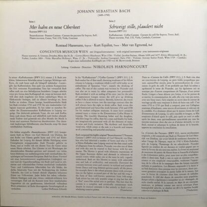 Telefunken SAW 9583-M - Johann Sebastian Bach, Concentus Musicus - Image 2