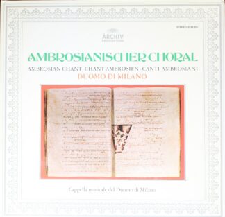 Archiv Produktion 2533 284 - Cappella Musicale Del Duomo Di Mila