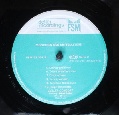 Deller Recordings FSM 53 301 - Deller Consort - Gregorianische G - Image 6
