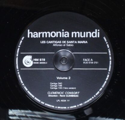 harmonia mundi France HM 978 - Clemencic Consort - Les Cantigas - Image 5