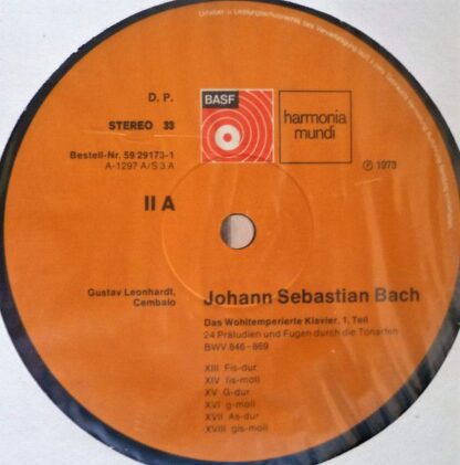 BASF 59 29173-1 - Johann Sebastian Bach, Gustav Leonhardt - Das - Image 6