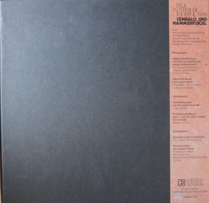 Westdeutscher Rundfunk 66.30088 - Various - Tage Alter Musik In - Image 2