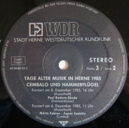 Westdeutscher Rundfunk 66.30088 - Various - Tage Alter Musik In - Image 8