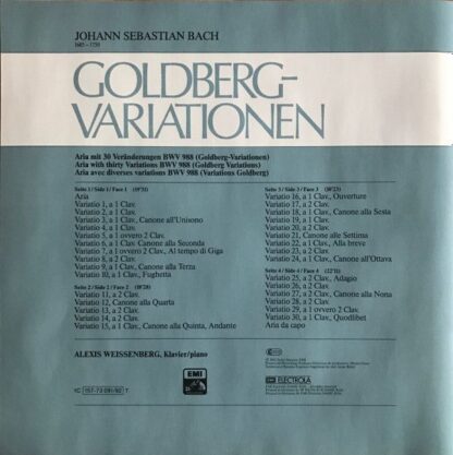 His Master's Voice 1C 157-73091/92T - Johann Sebastian Bach, Ale - Image 4