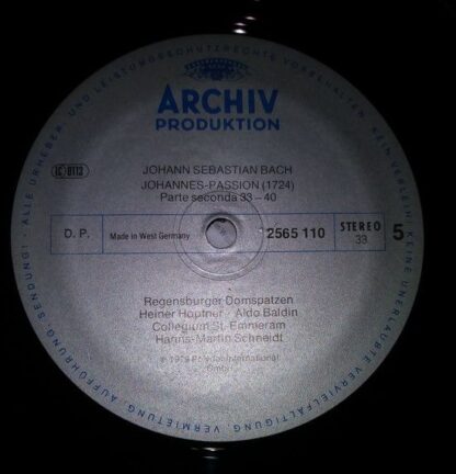 Archiv Produktion 2723 060 - Johann Sebastian Bach,Regensburger - Image 9