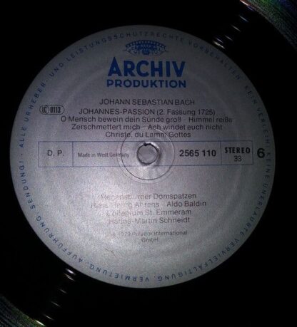 Archiv Produktion 2723 060 - Johann Sebastian Bach,Regensburger - Image 10