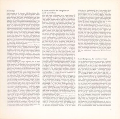 Telefunken SKH 20/1-3 - Johann Sebastian Bach - Messe In H-Moll - Image 7