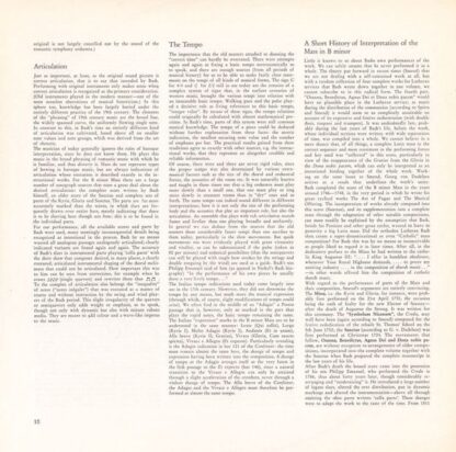 Telefunken SKH 20/1-3 - Johann Sebastian Bach - Messe In H-Moll - Image 12