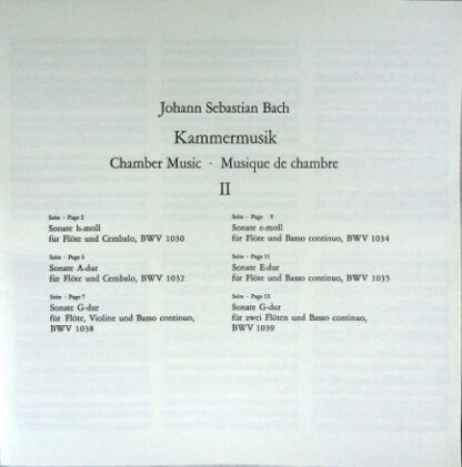 Telefunken 6.35339 EX - Johann Sebastian Bach, Nikolaus Harnonco - Image 4