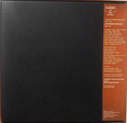 DECCA 6.35299 FK - Johann Sebastian Bach,Elly Ameling,Julia Hama - Image 3