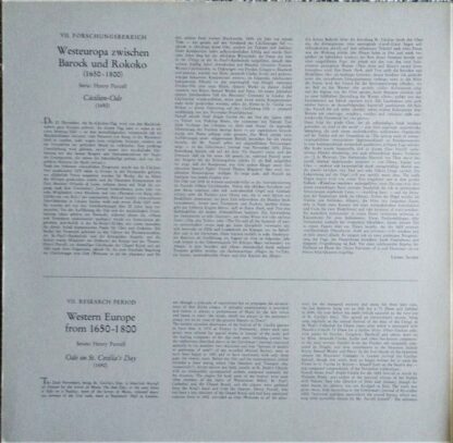 Archiv Produktion 2533 042 - Henry Purcell, Simon Woolf, Paul Es - Image 2