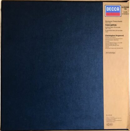 DECCA 6.35594 - Girolamo Frescobaldi, Christopher Hogwood - Tocc - Image 2