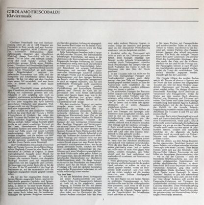 DECCA 6.35594 - Girolamo Frescobaldi, Christopher Hogwood - Tocc - Image 3