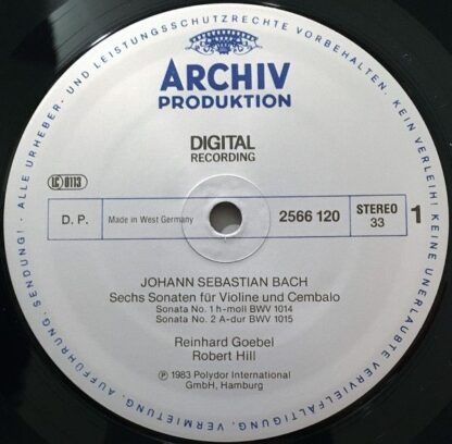 Archiv Produktion 2742 007 - Johann Sebastian Bach, Musica Antiq - Image 3