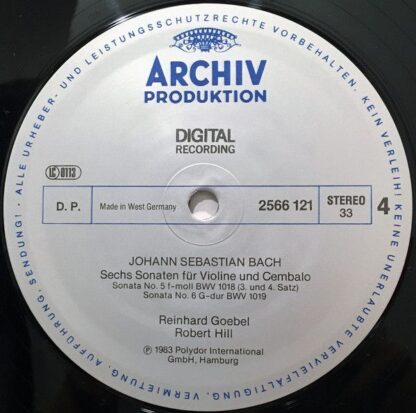 Archiv Produktion 2742 007 - Johann Sebastian Bach, Musica Antiq - Image 6