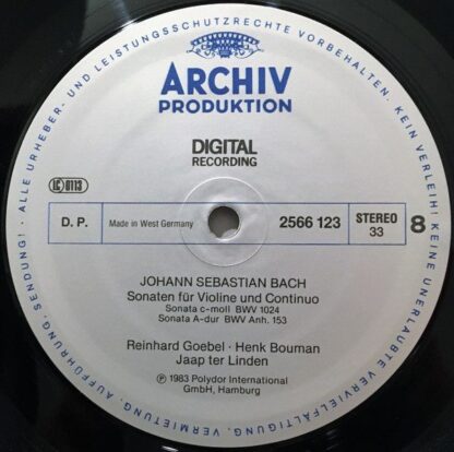 Archiv Produktion 2742 007 - Johann Sebastian Bach, Musica Antiq - Image 10