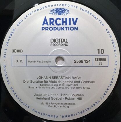 Archiv Produktion 2742 007 - Johann Sebastian Bach, Musica Antiq - Image 12