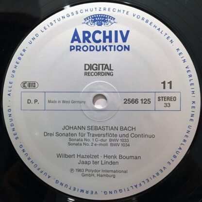 Archiv Produktion 2742 007 - Johann Sebastian Bach, Musica Antiq - Image 13