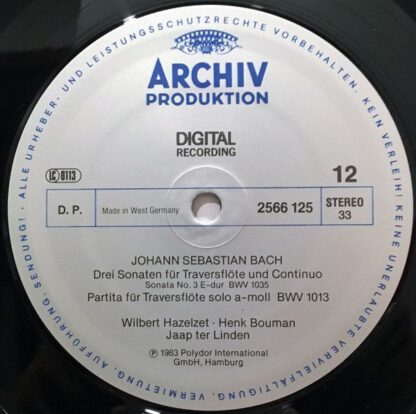 Archiv Produktion 2742 007 - Johann Sebastian Bach, Musica Antiq - Image 14