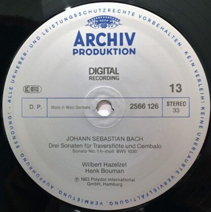 Archiv Produktion 2742 007 - Johann Sebastian Bach, Musica Antiq - Image 15