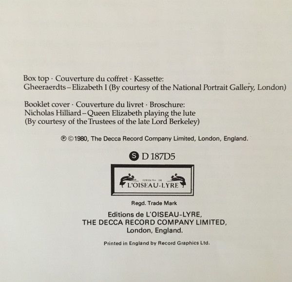 DECCA 6.35496 GX - John Dowland, Anthony Rooley, Anthony Bailes, - Image 9