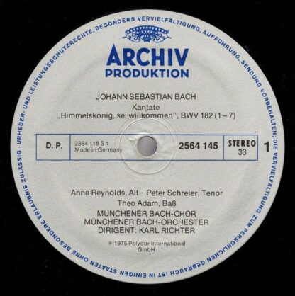 Archiv Produktion 2722 022 - Johann Sebastian Bach, Edith Mathis - Image 7