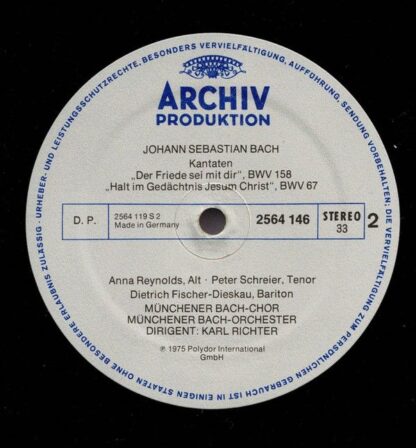 Archiv Produktion 2722 022 - Johann Sebastian Bach, Edith Mathis - Image 10