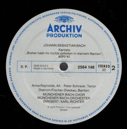 Archiv Produktion 2722 022 - Johann Sebastian Bach, Edith Mathis - Image 14