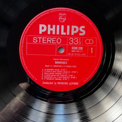 Philips 6703 035 - Claudio Monteverdi, Raymond Leppard, Glyndebo - Image 3