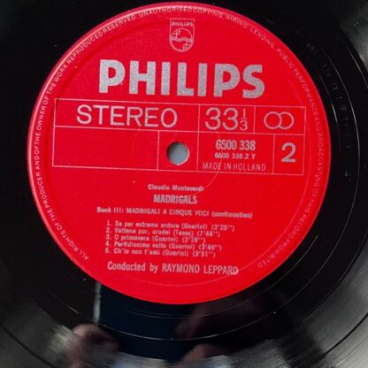 Philips 6703 035 - Claudio Monteverdi, Raymond Leppard, Glyndebo - Image 4