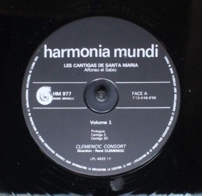 Harmonia Mundi HM 977 - Clemencic Consort - Les Cantigas De Sant - Image 5