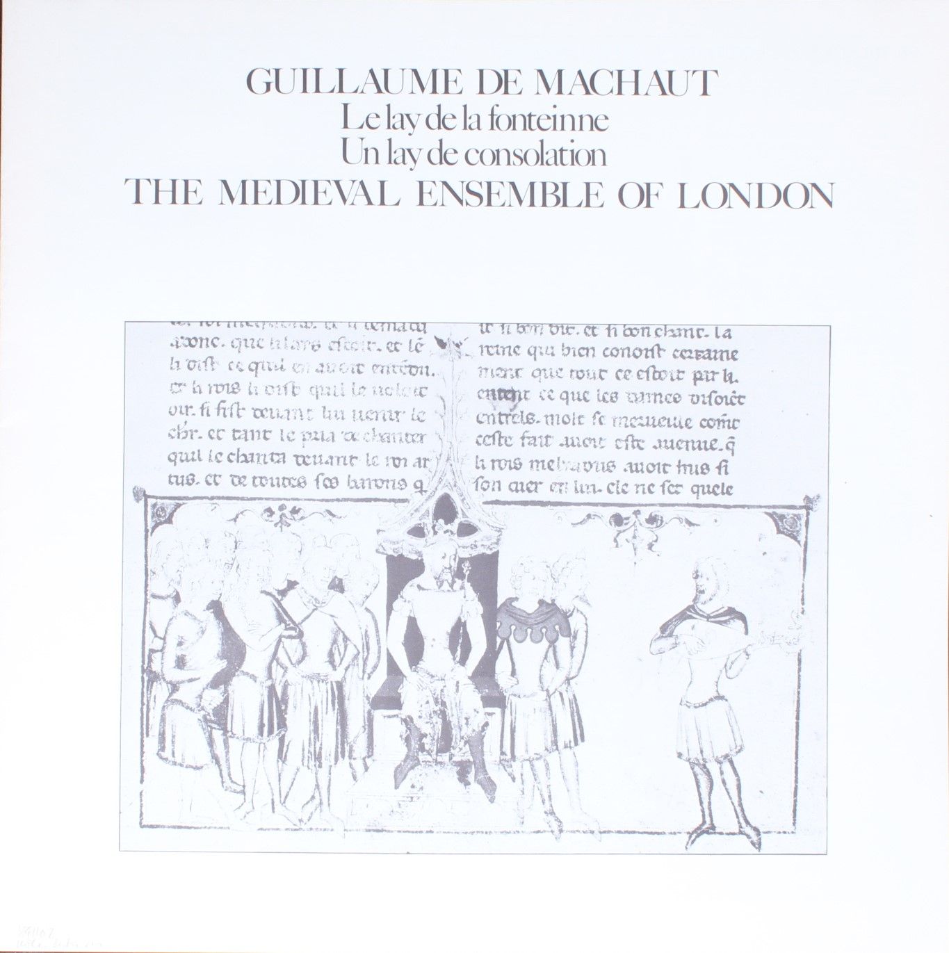 L'Oiseau-Lyre DSDL 705 - Guillaume de Machaut, The Medieval Ense - Image 3