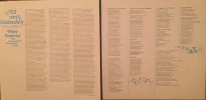 Eurodisc 26 006 KK - Peter Schreier - All Mein Gedanken (Peter S - Image 3