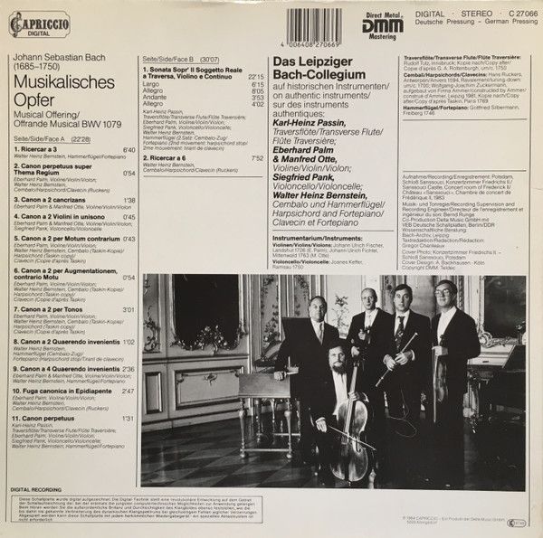 Capriccio C 27 066 - Johann Sebastian Bach, Leipziger Bach-Colle - Image 2