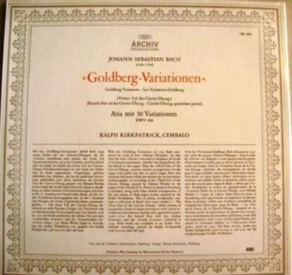 Archiv Produktion 198 020 - Johann Sebastian Bach, Ralph Kirkpat - Image 2
