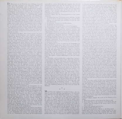 Telefunken 6.42000 AW - Leonhard Lechner - Missa Tertia 1584 / P - Image 4