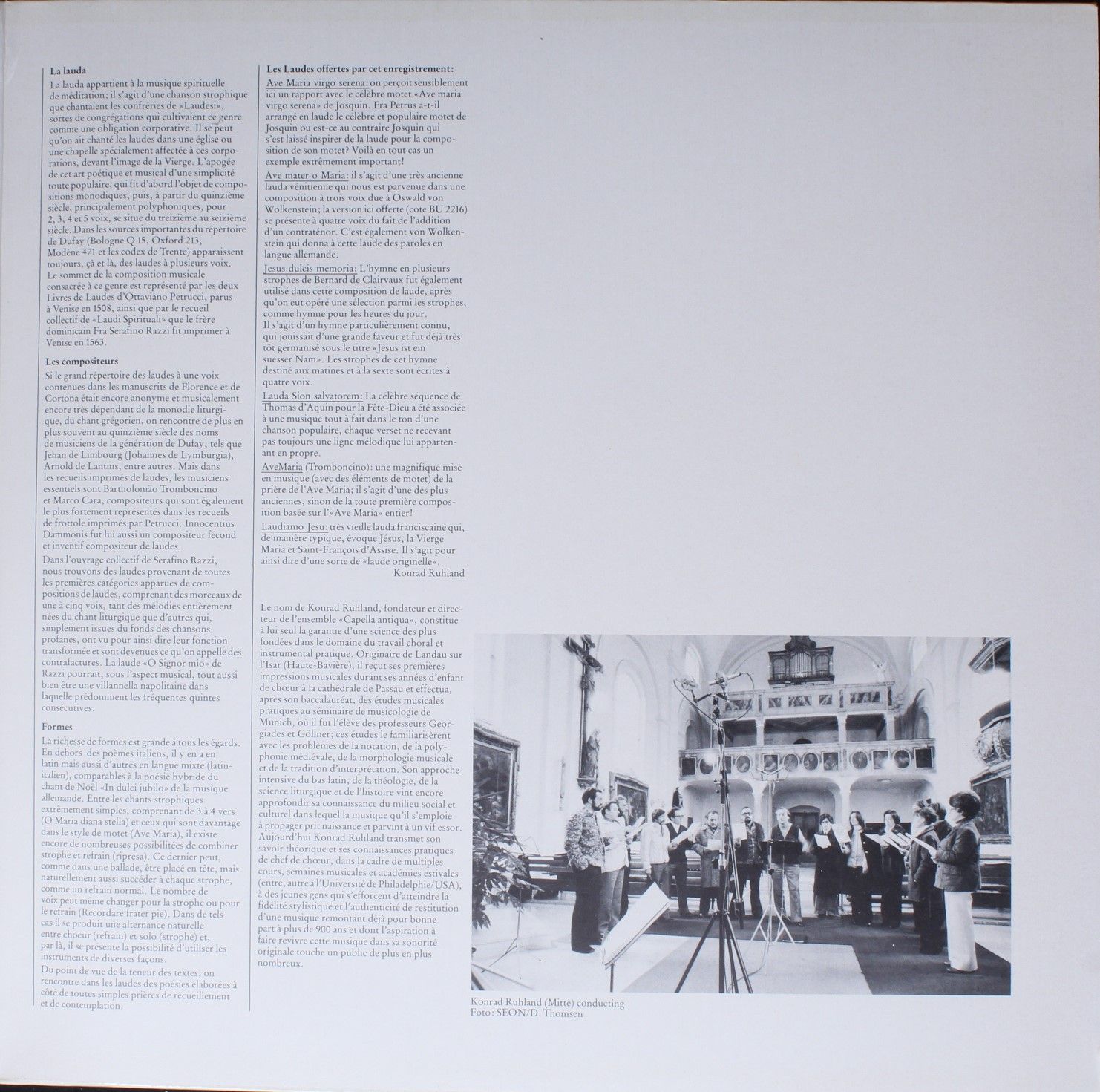 RCA Red Seal RL 30376 - Niederaltaicher Scholaren, Konrad Ruhlan - Image 3