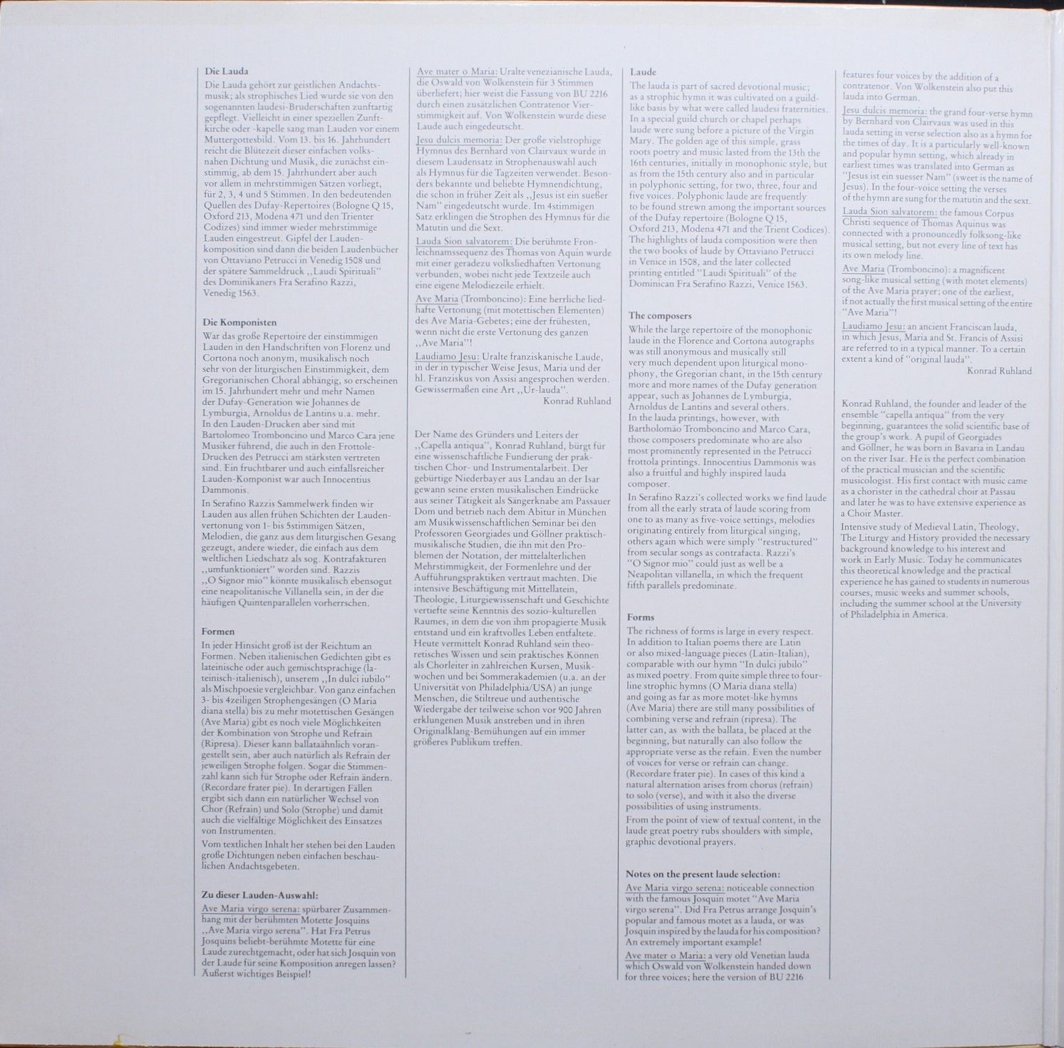 RCA Red Seal RL 30376 - Niederaltaicher Scholaren, Konrad Ruhlan - Image 4