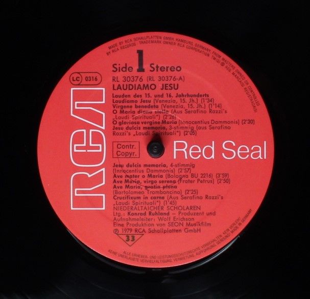 RCA Red Seal RL 30376 - Niederaltaicher Scholaren, Konrad Ruhlan - Image 5
