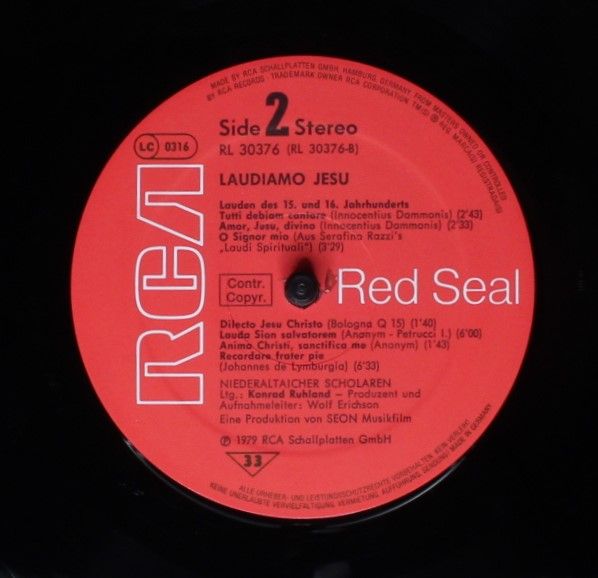 RCA Red Seal RL 30376 - Niederaltaicher Scholaren, Konrad Ruhlan - Image 6
