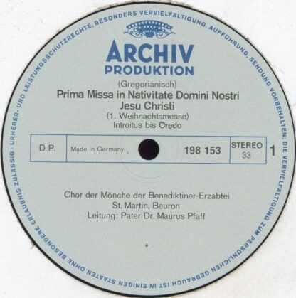 Archiv Produktion 198 153 - Chor Der Mönche Der Benediktiner-Erz - Image 7